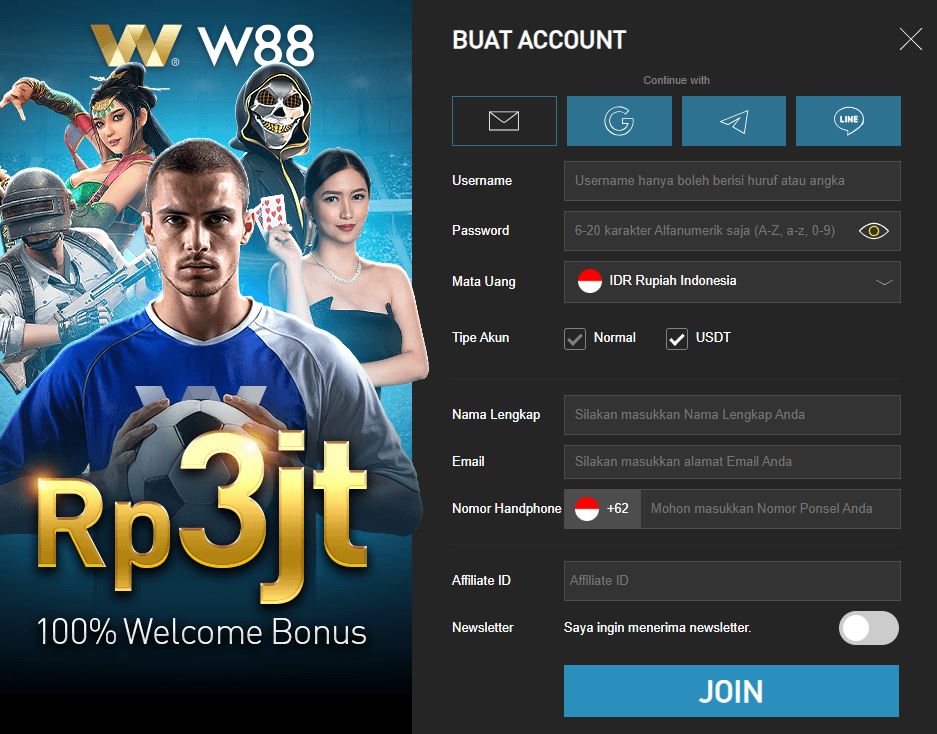 daftar w88